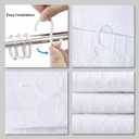 Chlophy White Shower Curtain Cotton Shower Curtain Textured Cloth Thick Fabric Farmhouse Shower Curtains for Bathroom Elegant Aesthetic Hotel Style 72x72 inches