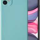Compatible with iPhone 11 Pro Soft Liquid Silicone Gel Cell Phone Mobile Basic Back case Cover casing funda para (Baby Blue)