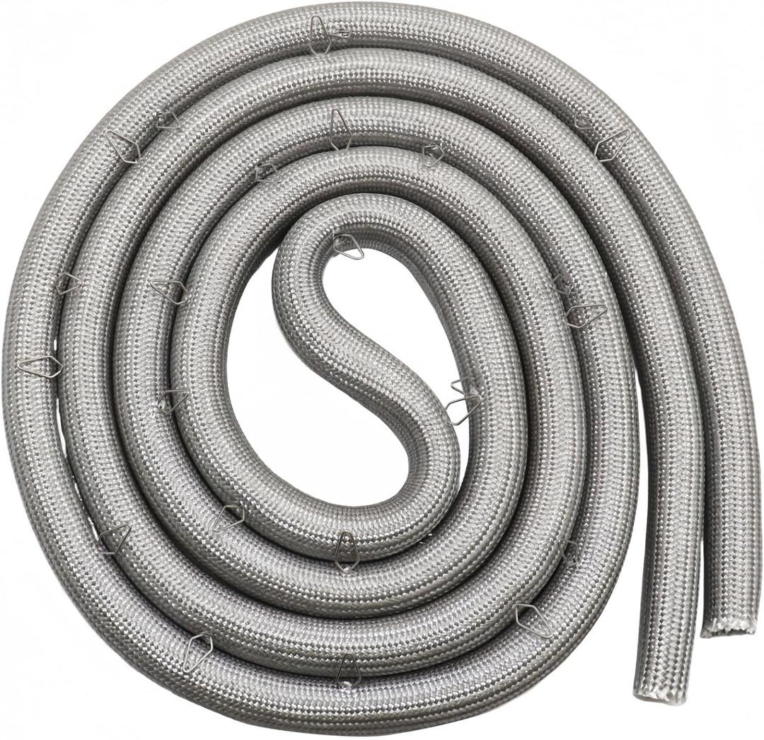 WPW10162384 Range Oven Door Gasket Seal (Including 25 Mounting Clips),Compatible With Hardwick,Crosley,Jenn Air,Kenmore,Magic Chef,Maytag,Admiral Ranges,Whirlpool,Replace for W10162384,AP6016005