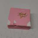 KPOSIYA Small Gift Bags, 50 Pack Small Thank You Bags 4.5x1.8x3.9 Inches Party Favor Bag Pink Paper Candy Boxes with Bow Ribbon,Mini Gift Box for Wedding Baby Shower Birthday Bridal Business Party Supplies (Pink)