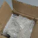 Eapele Invisible Floating Bookshelf, Heavy-Duty Hanging Bookshelves, Steel Constructed Wall Mounted Hidden Bookshelf with Mounting Hardware, 4PCS White (Irregular square 4pcs)