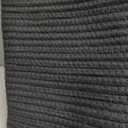 Cotton Rope Plant Basket, Woven Basket Planter for 10 inch Pot, Round Indoor Tree Pot Cover, Small Storage Bin Organizer, Modern Bins for Plants and Home Decor, 11X11, Black