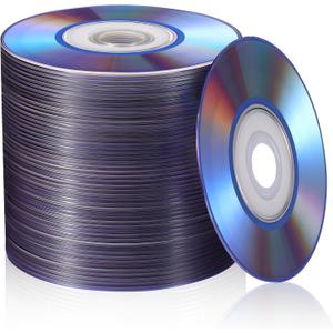 50 Pieces 3 Inch Blank DVD-R Discs Disk 1.4 GB Recordable Media Disc 1-4 X Printable Mini DVD-R Blank Discs Media Disk for VCR Video Camera