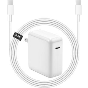[MFi Certified] Charger for Mac Book Pro Air 118W 96W 87W 61W USB C Fast Power Adapter, Compatible with MacBook Air Pro and All USB-C Devices