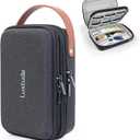 Luxtude Hair Clipper Case Travel, Portable Barber Cases, Hard Barbers Bags for Clippers and Supplies, Sturdy Trimmer Bag, Barbers Accessories for Wahl 5Star/Hatteker/Oneisal/Andis Grooming (Case Only) (Medium, Black)