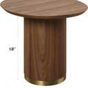 Acme Willene 21" Oval End Table in Walnut