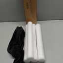 BKSAI Door Draft Stopper for Bottom of Door, Upgraded Under Door Gap Filler for Big Gap, No Folding Required, Flexible Installation Door Sweep soundproofing Strip for Home & Apartment, 28-32in, Black