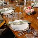 48 Pcs Round Burlap Placemats Bulk, 12 Inch Rustic Farmhouse Burlap Placemats Round Heat Resistant Jute Placemat for Kitchen, Dining, Tables, Wedding, Party