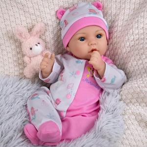 UOFTKIZ Lifelike Reborn Dolls Girl - 18 Inch Realistic Reborn Baby Dolls Girl, Real Life Baby Doll with Poseable Body, Pretend Play Gift for Kids Age 3+, Collectors, Grandma, New-Parents