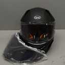 CYRIL Full Face Motorcycle Helmets for Adults Men & Women with Tinted and Clear Visor Meet Dot Approved (Small, Matte Black)