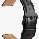 TStrap Leather Watch Band Men - Quick Release Watch Strap for Women Replacement - Soft Smart Watch Bracelet with Clasp Buckle for ladies - 20-21 mm