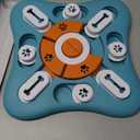 Interactive Dog Treat Puzzle Toys for IQ Training & Mental Stimulating,Fun Slow Feeder,Large Medium Small Dogs Enrichment Toys with Squeak Design, S-Level 2