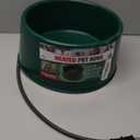 Farm Innovators Heated Pet Water Bowl, 60W Heated Water Dish - 1.5 Gallon Plastic Watering Station with Anti-Chew Cord Protector for Dogs & Cats