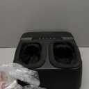 MOUNTRAX Foot Massager Machine with Heat, Foot Massager for Plantar Fasciitis, Neuropathy Pain, Shiatsu Foot Massager with Remote, Fits Feet Up to Men Size 12 (Black)