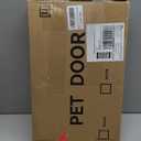 Dog Gate Indoor,18"-45" Adjustable Extra Wide Metal Short Dog Gate to Step Over, 10" Tall Small Pet Gate with 3 Extension Kits, Pressure Mounted for Doorways & Stairs Black