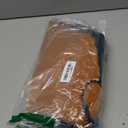 Spark Paws Reversible Dog Hoodie, Sweater for Winter Cold, Warm Clothes for Small Medium Large Breeds - Orange and Green - XL