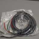 8FT Liquid-Tight Conduit Kit, 1/2" Pre-Wired Electrical Whip with 3×10AWG THHN Copper Wires, Bare Wire Ends, 90° & Straight Connectors, Outdoor HVAC A/C Wiring