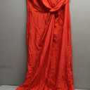 Memoriesea Women's Elegant Sleeveless One Shoulder Bodycon Evening Cocktail Maxi Dress Red, L
