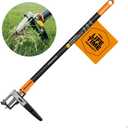 Fiskars 3-Claw Stand Up Weed Puller Tool, Gardening Weeder, Hand Weeding Tool with 39" Long Ergonomic Handle with Easy-Eject Mechanism