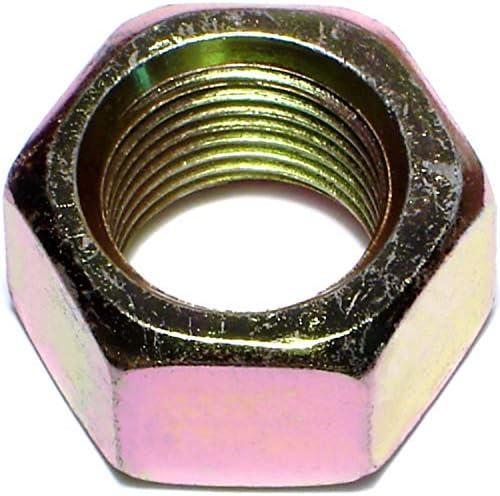 Hard-to-Find Fastener 014973261931 Grade 8 Fine Hex Nuts, 3/4-16, Piece-5, Yellow