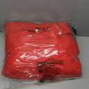 Boys Winter Puffer Jacket Waterproof Hooded Parka Coat with Faux Fur Lining Warm Insulated Outdoor Jacket for Kids (14-16, Red)