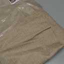 Ivenf Christmas Tree Skirt, 48 inches Large Burlap Double-Layer Plain Tree Skirts, Rustic Jute Tree Skirt for Xmas Holiday Home Decor, Fall Winter Farmhouse Brown Burlap Christmas Decorations Indoor