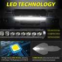 40 Inch Light Bar Kit, AKD Part 210W OSRAM LED Single Row Light Bar w/Wiring Harness Black Cover Off Road Driving Lights Slim Bumper Hood Roof Lights for Trucks Pickup UTV SUV Wrangler Can-Am