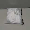 Women's Deep V Neck One Piece Swimsuit O-Ring Swimwear Sexy Cut Out Bathing Suit (Medium, White)