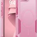 Magnetic for iPhone 17e Case Military-Grade Dual-Layer Shockproof, Rugged Heavy Duty Protective Cover [Compatible with Magsafe] Anti-Fingerprint Anti-Scratch 17e Phone Case 6.1, Pink