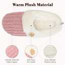 feetfreein Women's Warm Knit House Slippers, Comfy Memory Foam Winter House Shoes, Soft Plush Slip-On Bedroom Slippers for Indoor and Outdoor