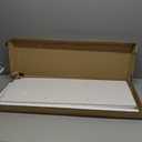 Furinno PASIR Book Shelf, 3-Tier Bookshelf, Bookcase, 9.7" x 23.7" x 31.5", for Living Room, Bedroom, Home Office, Plain White