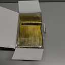 100 Count Heavy Duty Gold Plastic Forks Disposable, BPA-Free, Heat Resistant, Solid and Durable Premium Plastic Disposable Forks for Party Supply