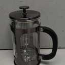 Veken French Press Coffee Maker 34oz, No Plastic Touching Cafe,Thickened Glass Stainless Steel Brewer, Cold Brew Cafetera Tea pot for Kitchen Travel Camping, Gifts, Decor, Bar Accessories, Dark Pewter