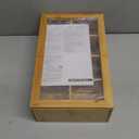 Oceanstar - TB1323 Oceanstar Bamboo Tea Box, 12 Inch, Natural