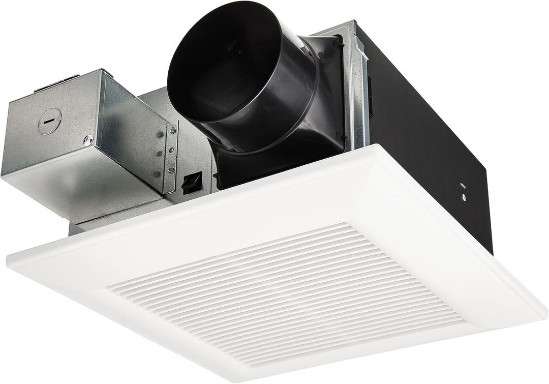 Panasonic WhisperFit Retrofit Ceiling Mount Bathroom Exhaust Fan, 50-80-110 CFM, FV-0511VF1, Medium