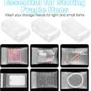 300pcs Clear Self-Sealing Bubble Wrap Pouches,3.15x4 Inches Double Layer Plastic Bubble Bags,Small Shockproof Protective Packing for Business Moving Shipping Packaging Storage