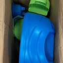 Step2 Rain Showers Splash Pond Water Table, Kids Water and Sand Activity Sensory Playset, Summer Outdoor Toys, 13 Piece Water Toy Accessories, For Toddlers 1.5+ Years Old, Blue & Green