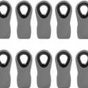 Chip Clips Bread Clips Bag Clips Magnetic Clips Chip Clip Chip Clips Bag Clips Food Clips Clips for Food Packages Chip Bag Clip (10pcs Grey)