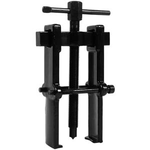 2 Jaw Bearing Puller 4in - Carbon Steel Gear Removal Tool for Automotive Flywheels and Machine Bearings, Adjustable Bilateral Rotation Design