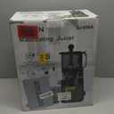 Cold Press Juicer, 5.8" Wide Feed Chute Juice Extractor Machine with 400W, High Juice Yield, Slow Masticating Juicer for Whole Vegetables & Fruits, Dark Grey