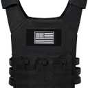 Tactical Vest Youth Army Costume,Adjustable Training Protective Outdoor Vest,Suitable for Airsoft Paintball Game Equipment