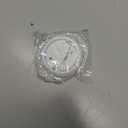 uxcell Round Pull Ring, 1pcs 3" - Stainless Steel Ring Flush Pull with Screws, Recessed Door Pull Handle Knob for Drawer Cabinet Wardrobe (White)