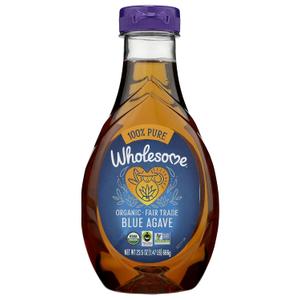 Wholesome Sweeteners, Blue Agave, Light, Organic, 23.5 oz, Best By: 17 SEP 2028