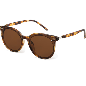 Livho Polarized Sunglasses, Retro & Oversized Shades for Women with Round Lenses