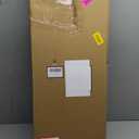 KLVOS 4 Panel Blossom Flowers Canvas Art Wall Pictures Abstract Floral Prints Artwork Blue Gold Painting Print on Canvas Home Living Room Bedroom Wall Decor Ready to Hang