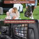 Kaskawise Upgrade Car Ceiling Cargo Net Pocket,31.5"x21.6" Double-Layer Roof Storage Organizer,Overhead Net for Truck,SUV & Van Camping,Travel Road Trips,Van Life Essentials
