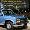 Fuel Line Kit, Compatible With 1988-1997 GM Gas Trucks, including Chevy C1500 C2500 C3500 K1500 K2500 K3500, GMC C3500 K3500, Complete Nylon Fuel Line Set, Replace# NFR0013, GM23B, FL-GM22B, FLGM22B