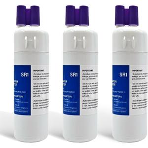 W10295370A 9081 Refrigerator Parts, Refrigerator Parts Accessories Water Discharge Rate 0.528 gpm Refrigerator Parts Purification Life 200 Gallon Gallons/6 Months (White 3-Pack)