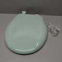Bemis Classic Colors Slow Close Toilet Seat, Easy Clean Hinges and Durable Plastic Seat, Made in USA, Round, Ming Green