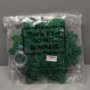 Sratte 24 Pcs 16 Inch Large Snowflake Ornaments,Giant Glitter Decorative Hanging Snowflakes,6 Designs Christmas Decorative Hanging Ornaments,Winter Window Decor with Nylon Thread (Green)